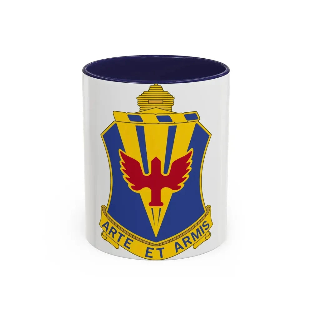 202 Air Defense Artillery Regiment (U.S. Army) Accent Coffee Mug 11oz Navy - Go Mug Yourself