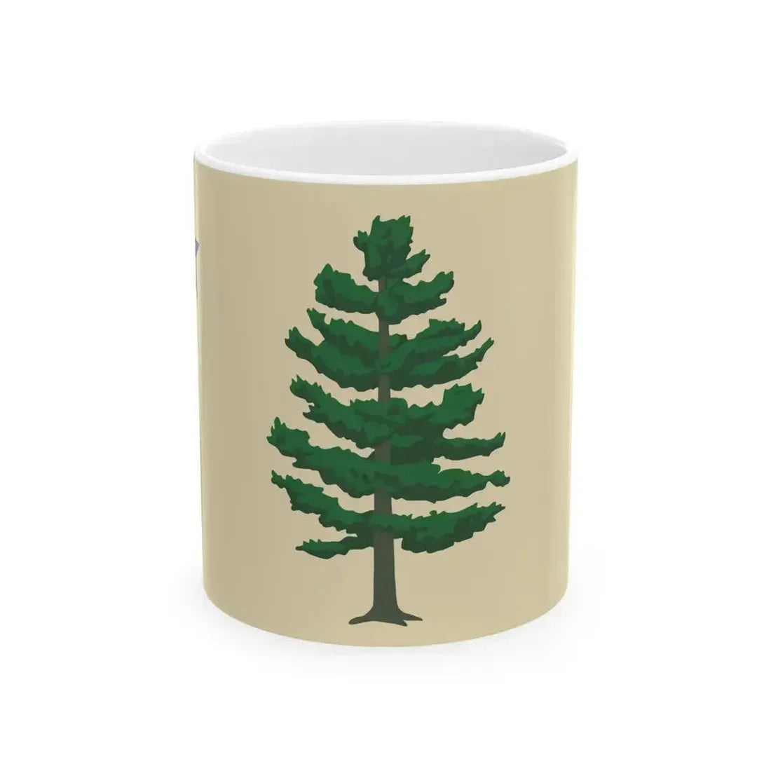 2024 Design of the 1901 Maine Flag (United States) White Coffee Mug 11oz - Go Mug Yourself