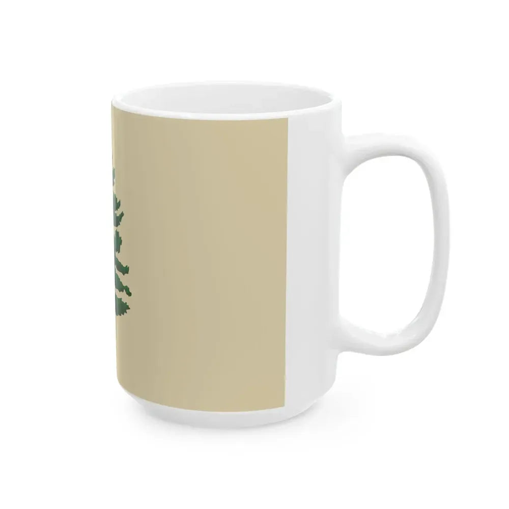 2024 Design of the 1901 Maine Flag (United States) White Coffee Mug - Go Mug Yourself