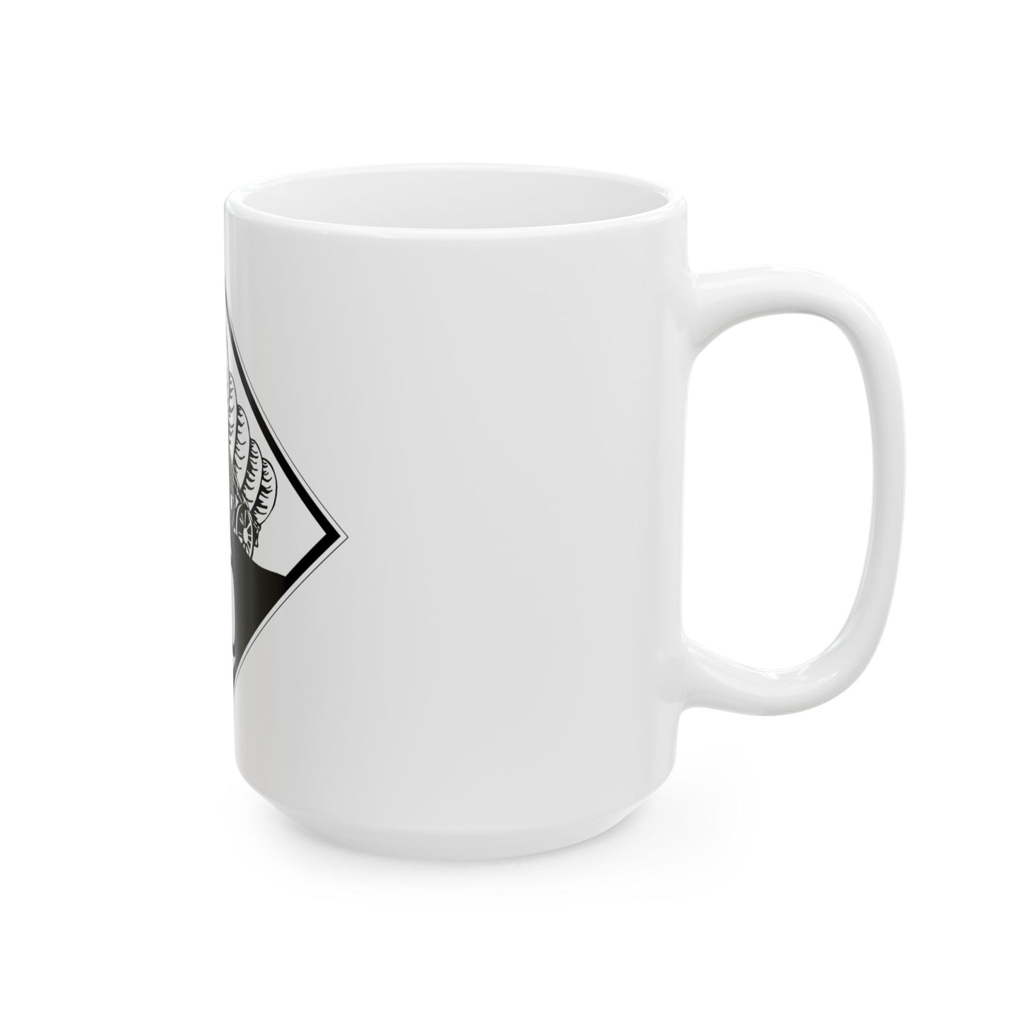 N-00 1926 template (Nebraska) (Road Sign) White Coffee Mug