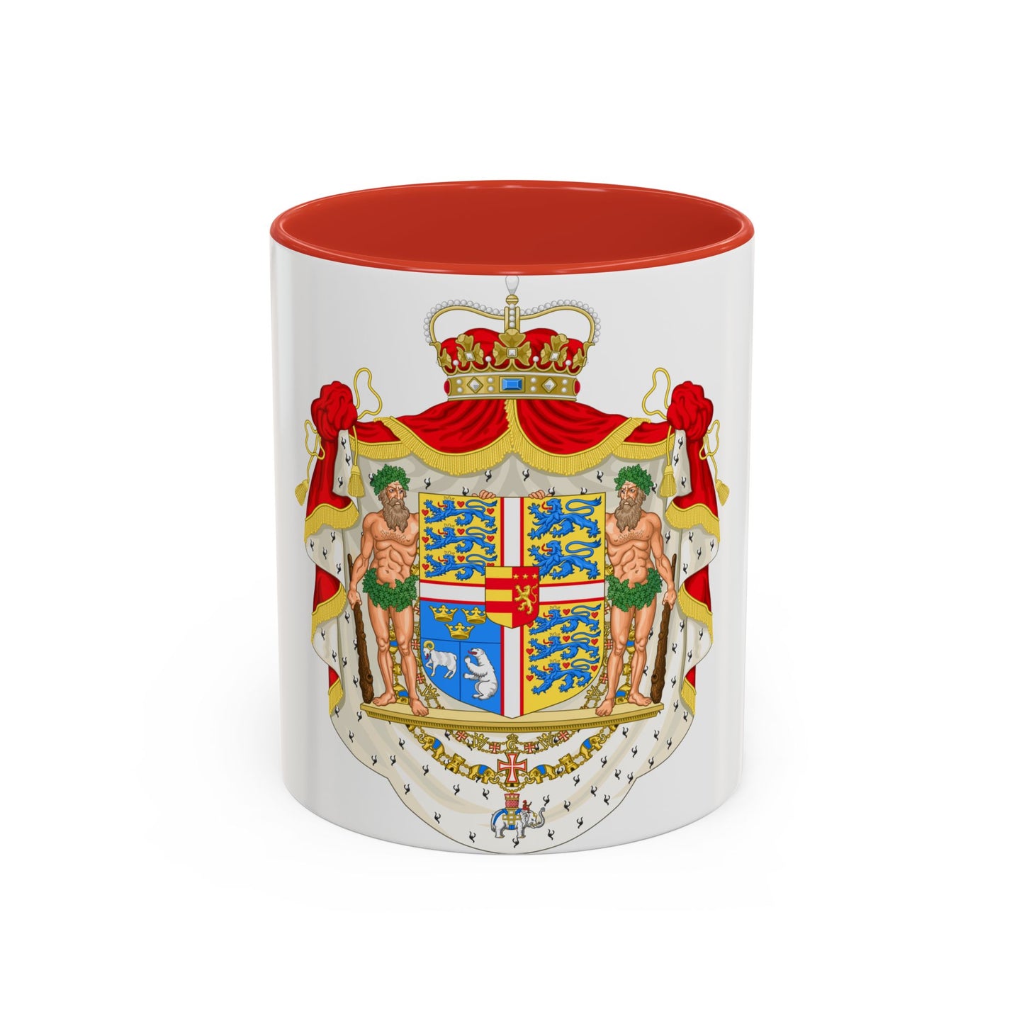 Coat of arms of Joachim, Prince of Denmark - Accent Coffee Mug