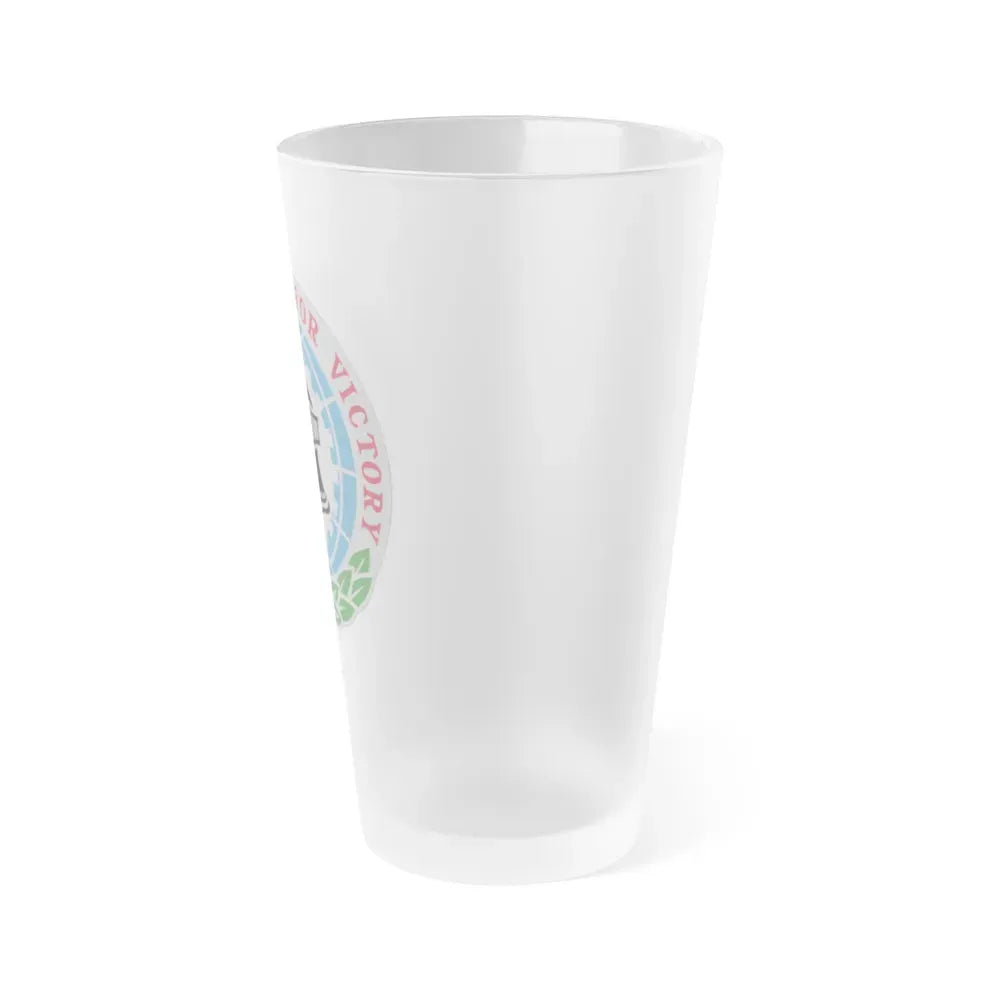 203 Military Intelligence Battalion (U.S. Army) Frosted Pint Glass 16oz - Go Mug Yourself