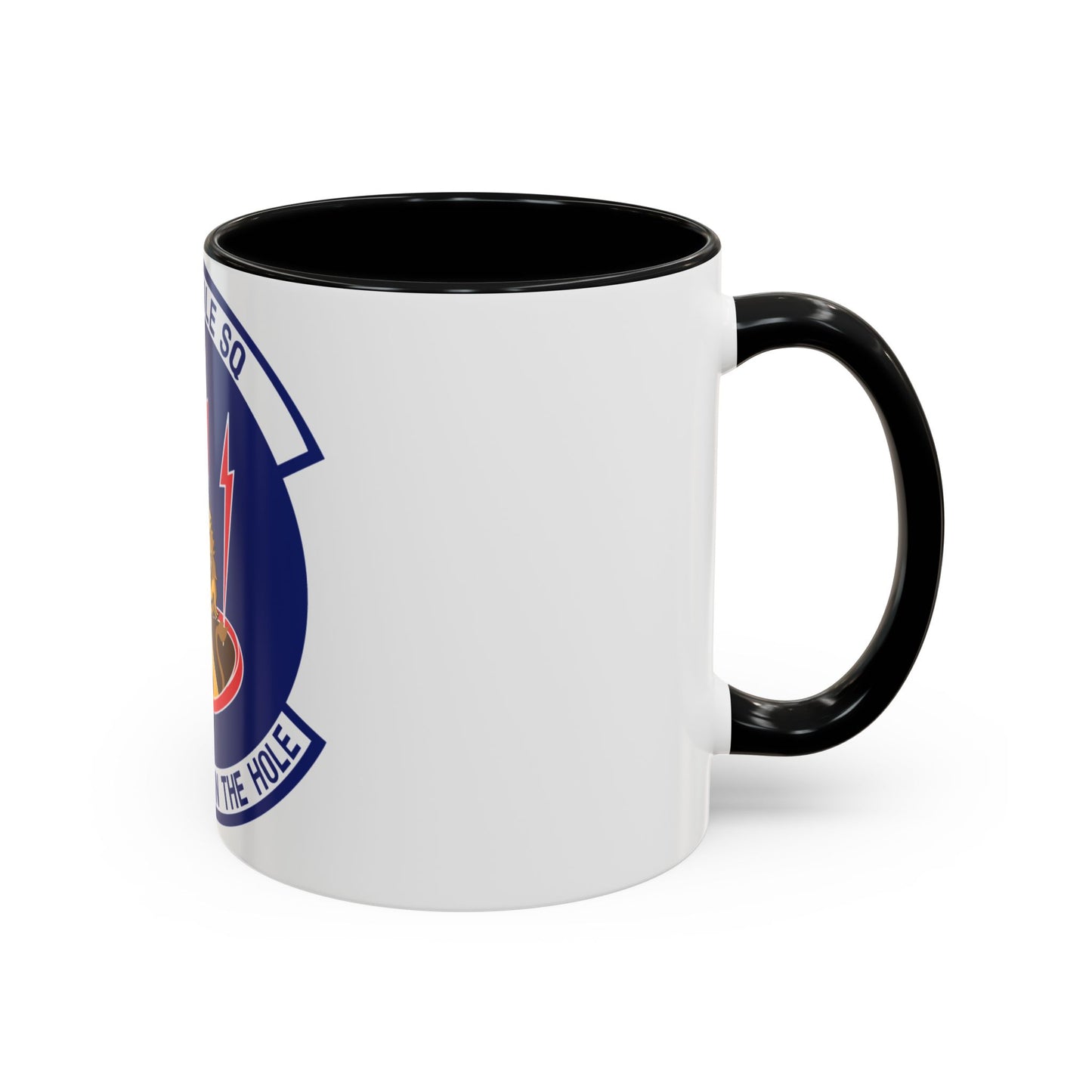 10th Missile SQ The First In The Hole (U.S. Air Force) Accent Coffee Mug
