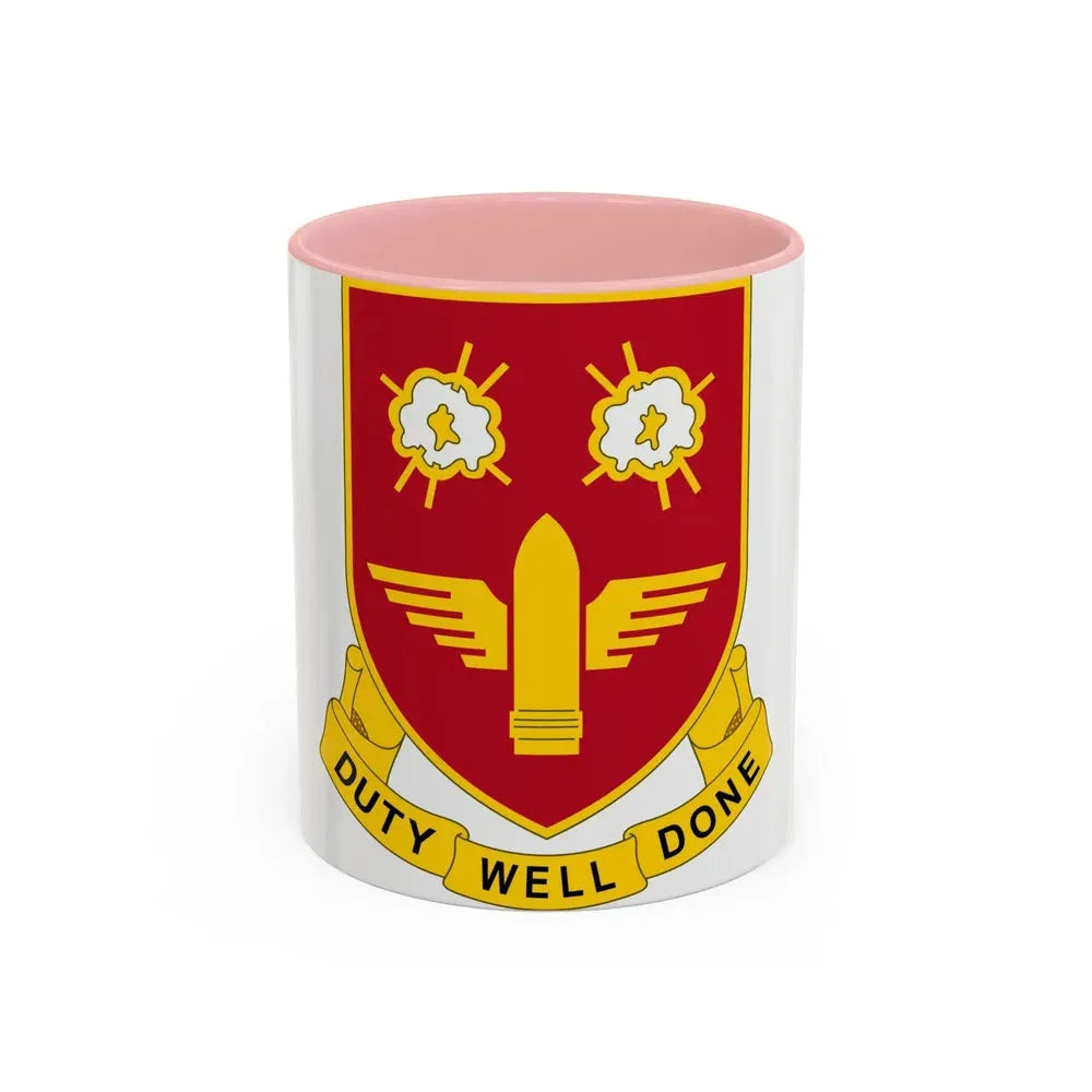 203rd Air Defense Artillery Regiment (U.S. Army) Accent Coffee Mug 11oz Pink - Go Mug Yourself