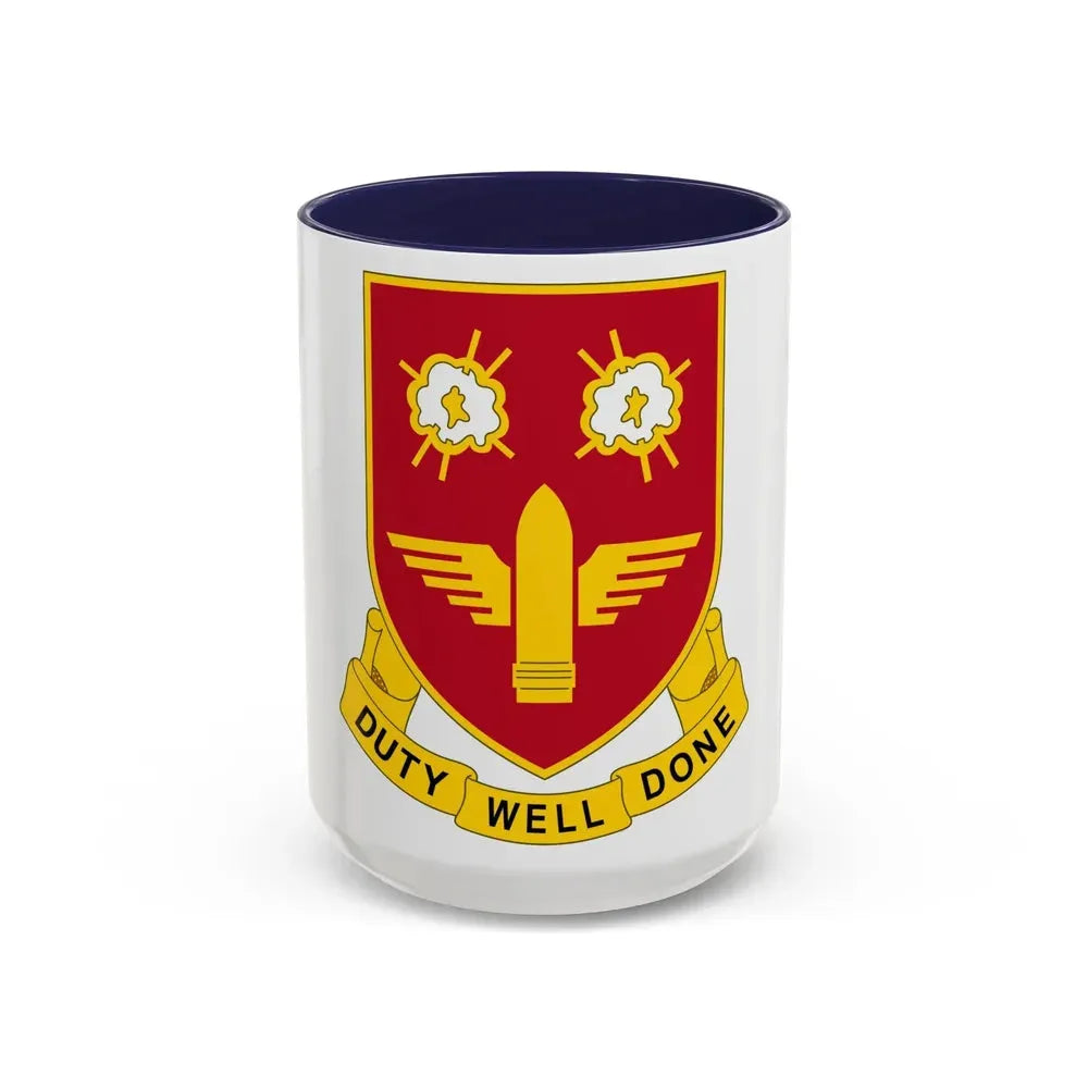 203rd Air Defense Artillery Regiment (U.S. Army) Accent Coffee Mug 15oz Navy - Go Mug Yourself