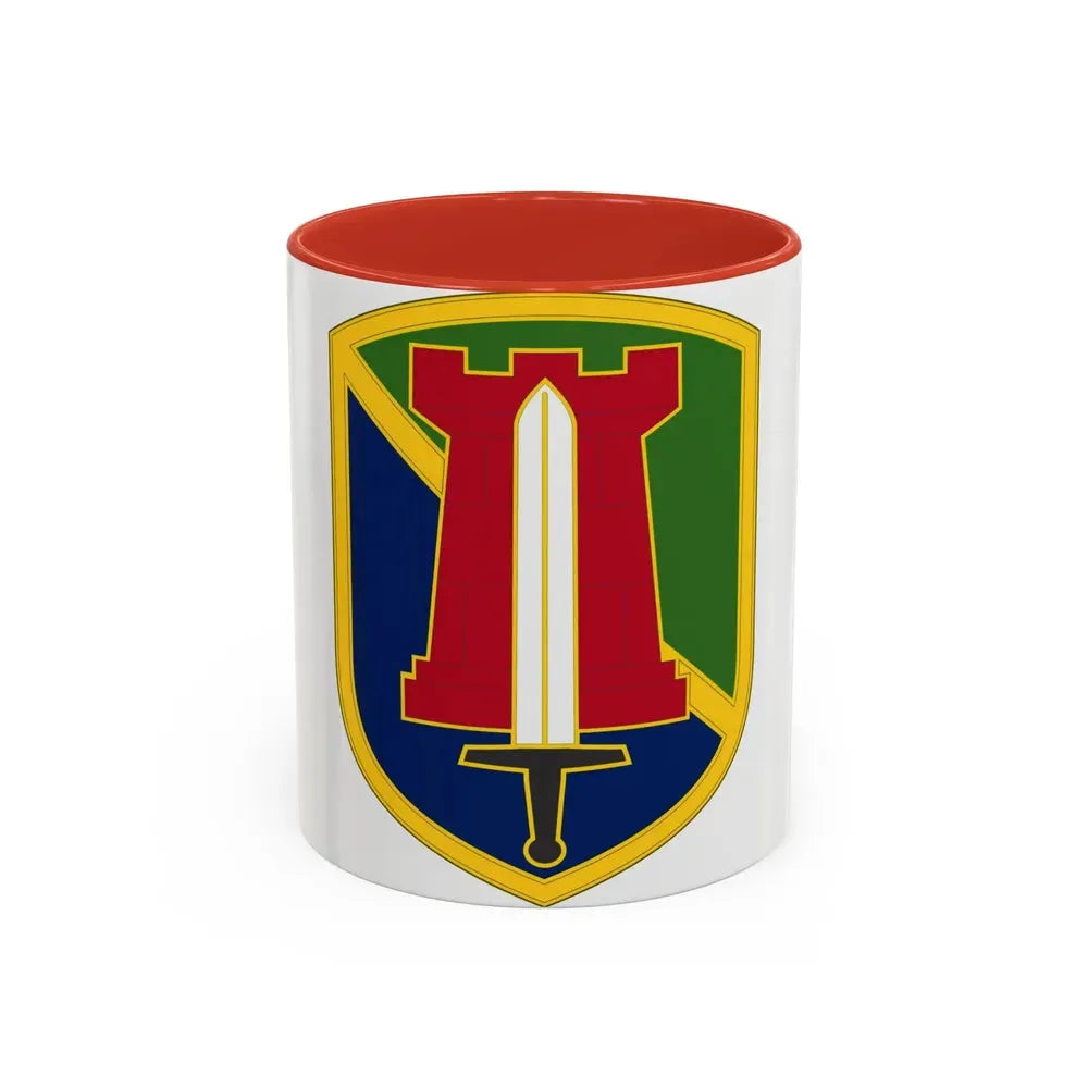 204 Maneuver Enhancement Brigade (U.S. Army) Accent Coffee Mug 11oz Red - Go Mug Yourself