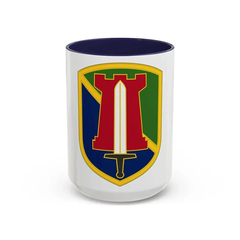 204 Maneuver Enhancement Brigade (U.S. Army) Accent Coffee Mug 15oz Navy - Go Mug Yourself