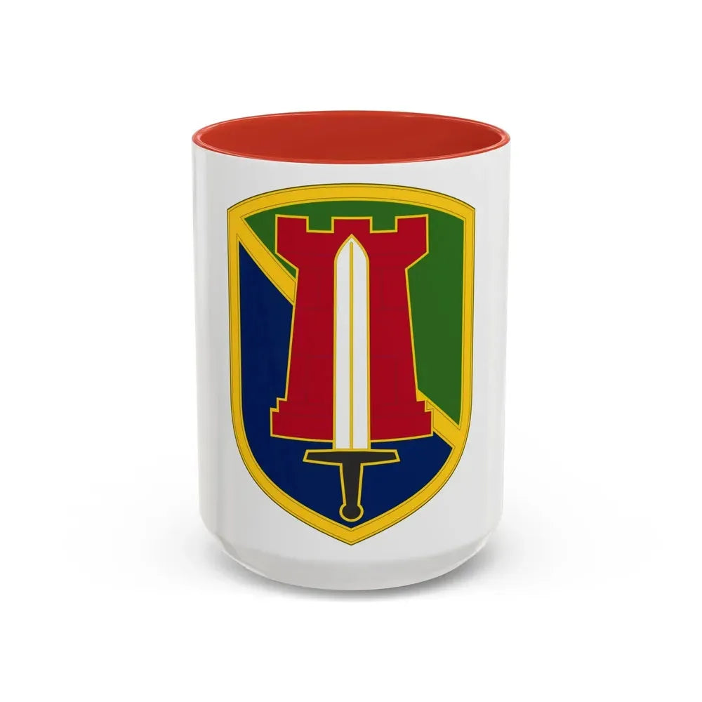 204 Maneuver Enhancement Brigade (U.S. Army) Accent Coffee Mug 15oz Red - Go Mug Yourself