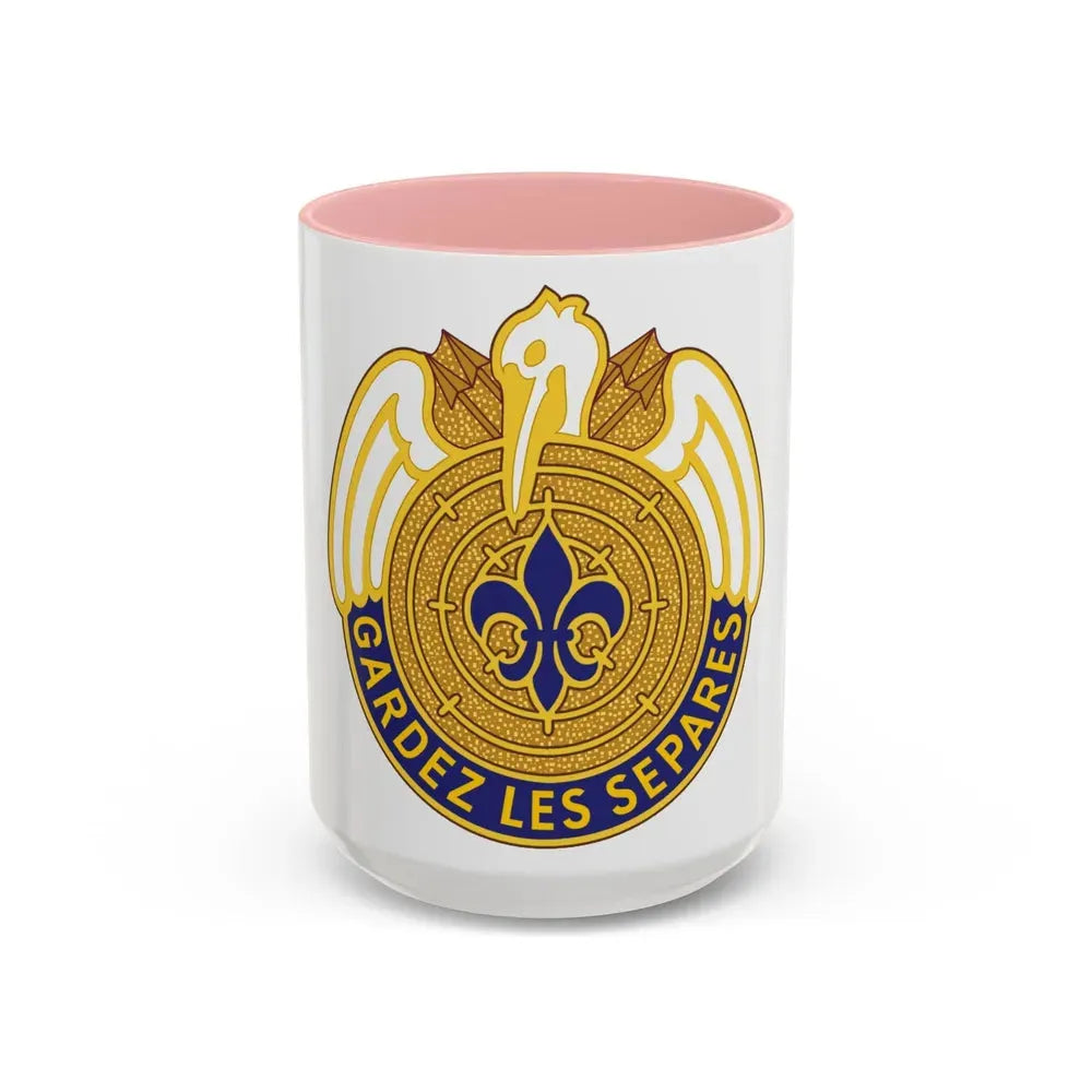 204th Aviation Group (U.S. Army) Accent Coffee Mug 15oz Pink - Go Mug Yourself