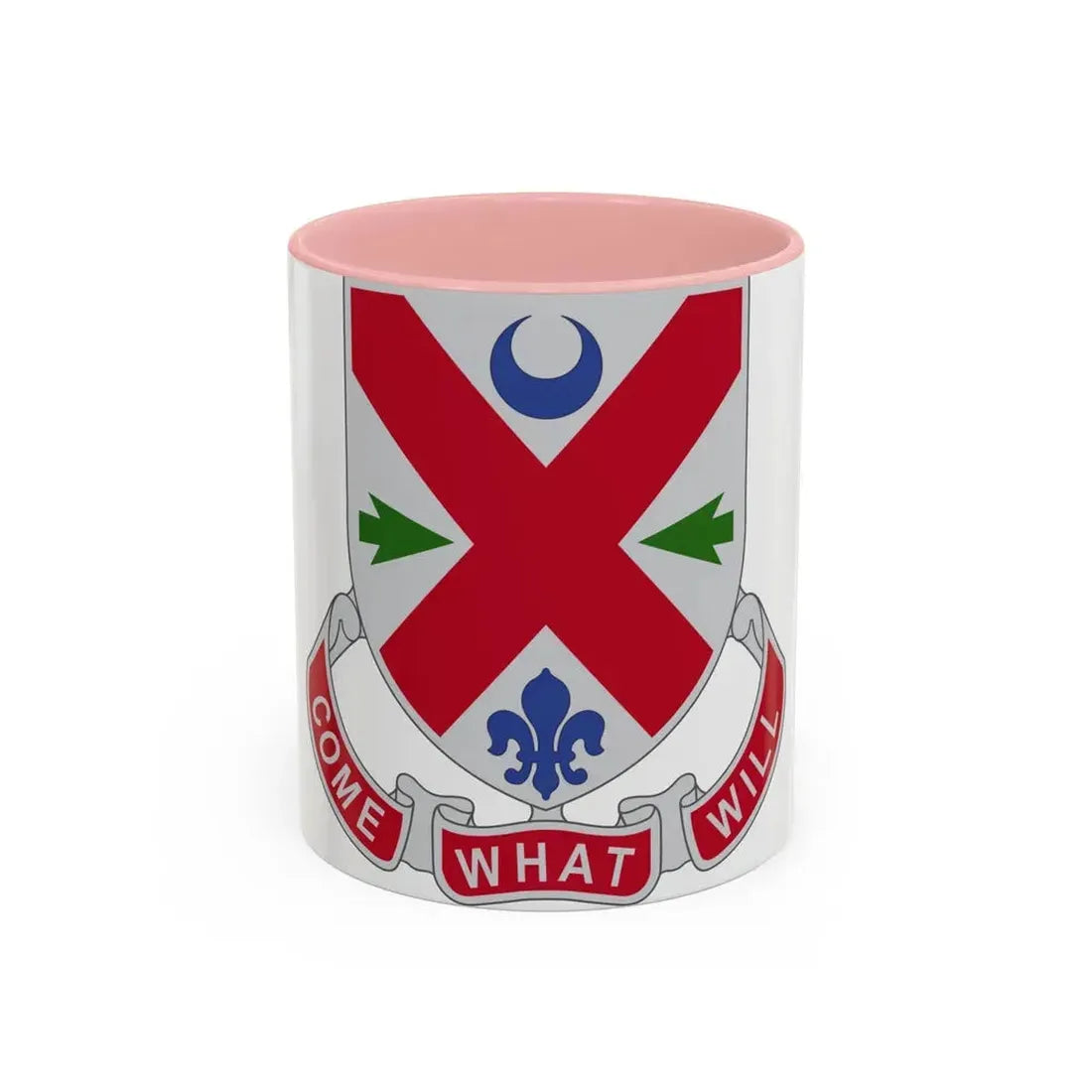 205 Engineer Battalion (U.S. Army) Accent Coffee Mug 11oz Pink - Go Mug Yourself