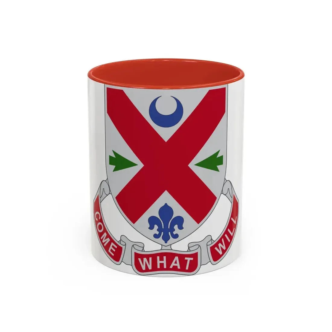 205 Engineer Battalion (U.S. Army) Accent Coffee Mug 11oz Red - Go Mug Yourself