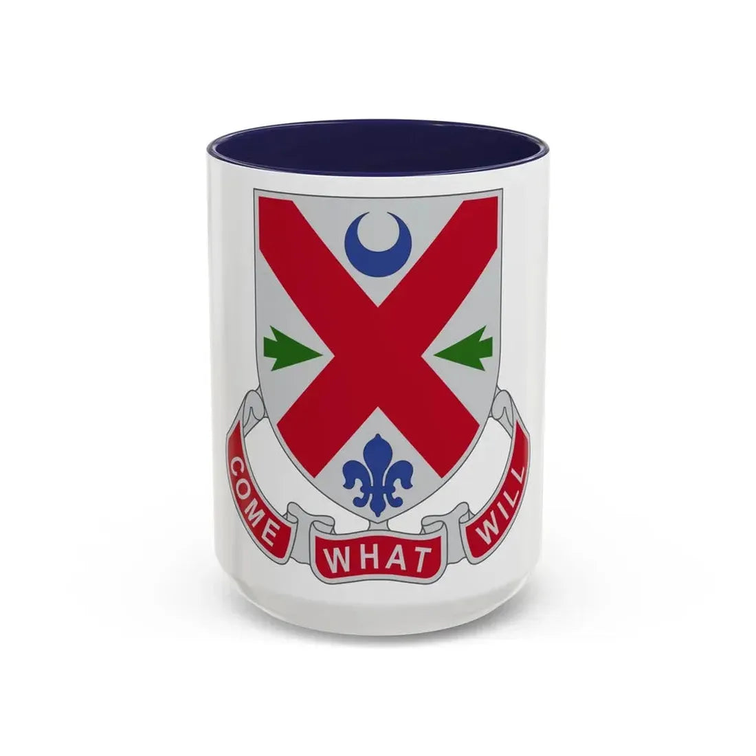 205 Engineer Battalion (U.S. Army) Accent Coffee Mug 15oz Navy - Go Mug Yourself
