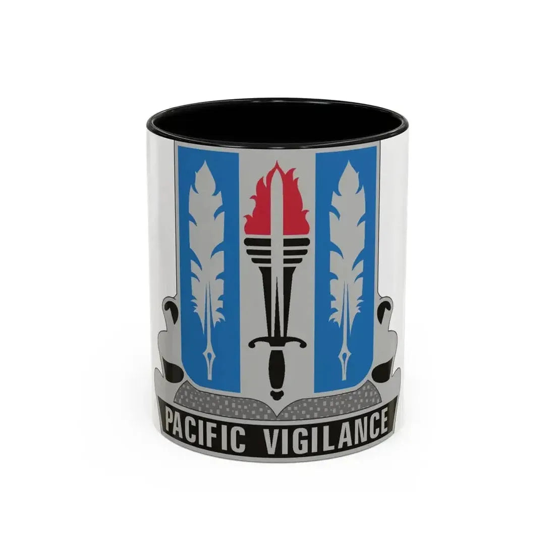 205 Military Intelligence Battalion (U.S. Army) Accent Coffee Mug 11oz Black - Go Mug Yourself