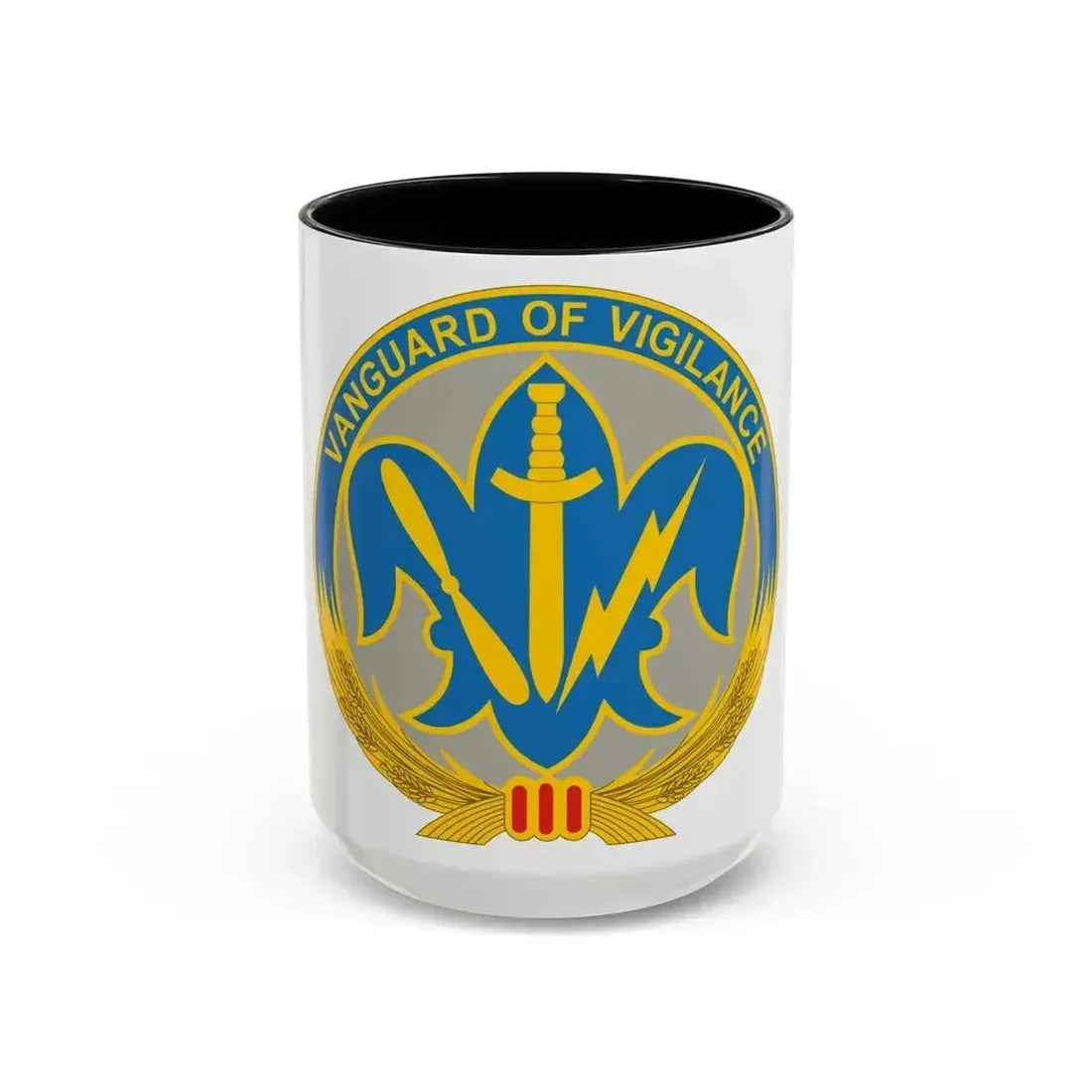 205 Military Intelligence Brigade 2 (U.S. Army) Accent Coffee Mug 15oz Black - Go Mug Yourself
