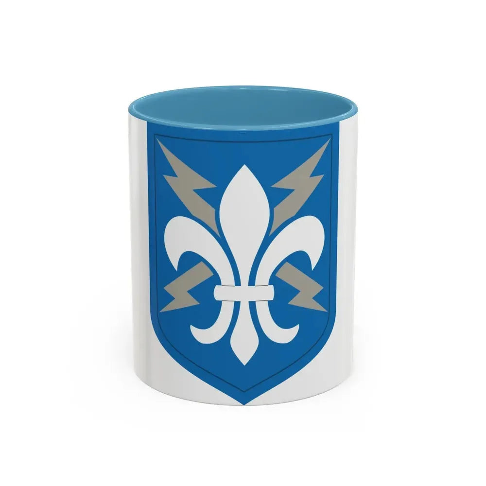 205 Military Intelligence Brigade (U.S. Army) Accent Coffee Mug 11oz Light Blue - Go Mug Yourself