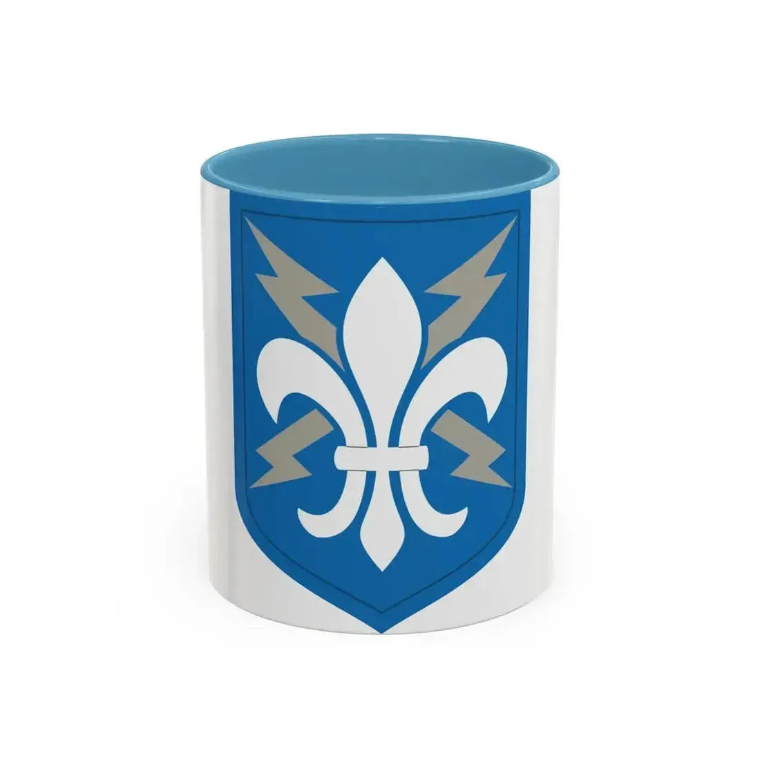 205 Military Intelligence Brigade (U.S. Army) Accent Coffee Mug 11oz Light Blue - Go Mug Yourself