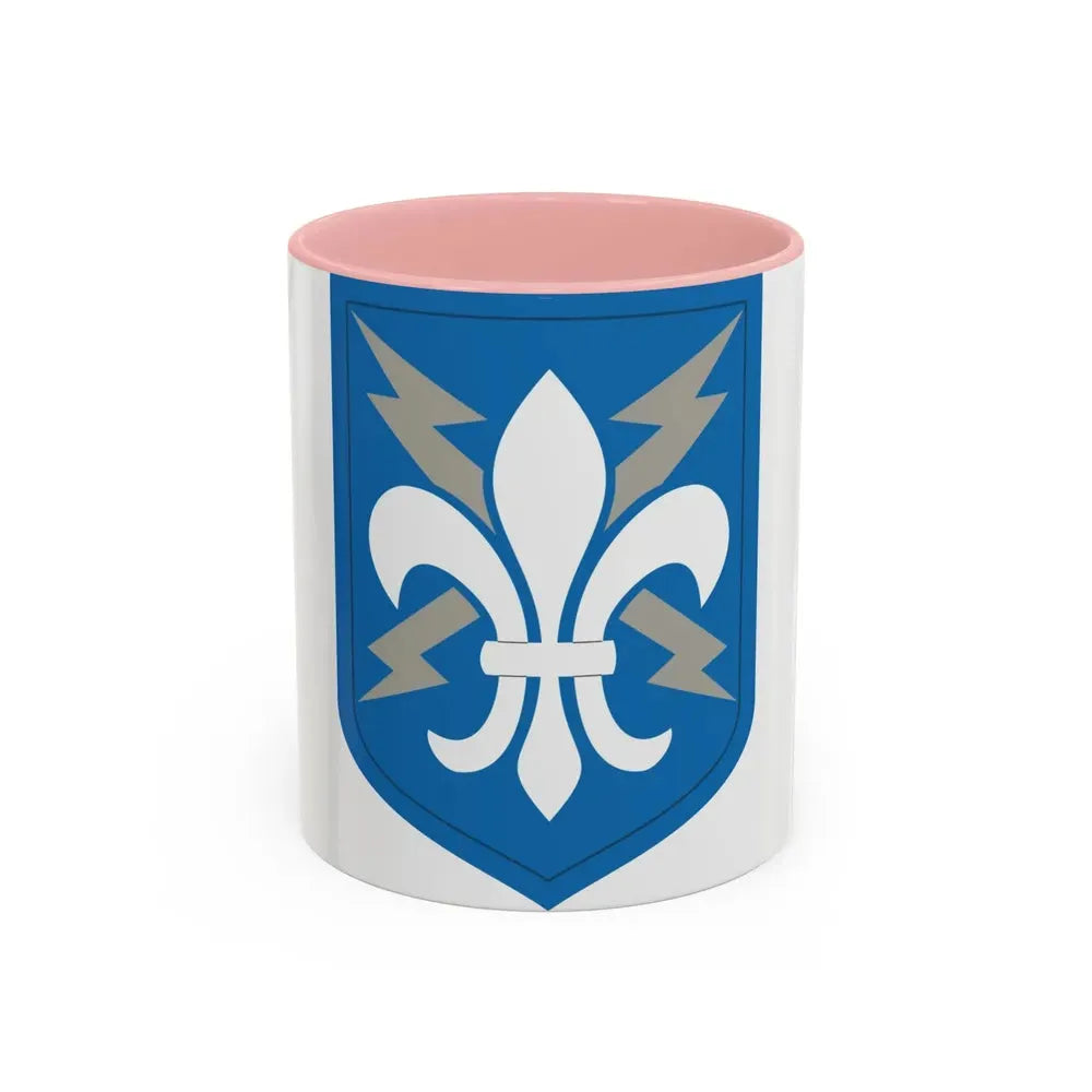 205 Military Intelligence Brigade (U.S. Army) Accent Coffee Mug 11oz Pink - Go Mug Yourself