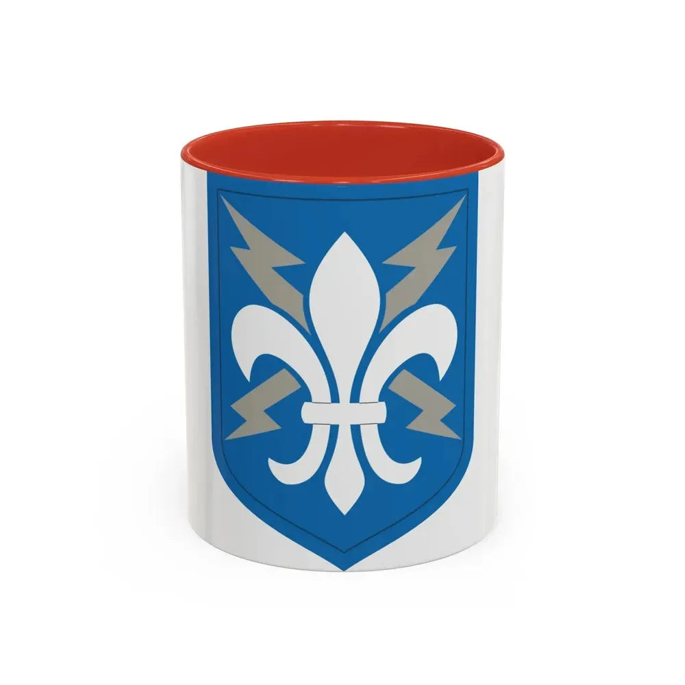 205 Military Intelligence Brigade (U.S. Army) Accent Coffee Mug 11oz Red - Go Mug Yourself