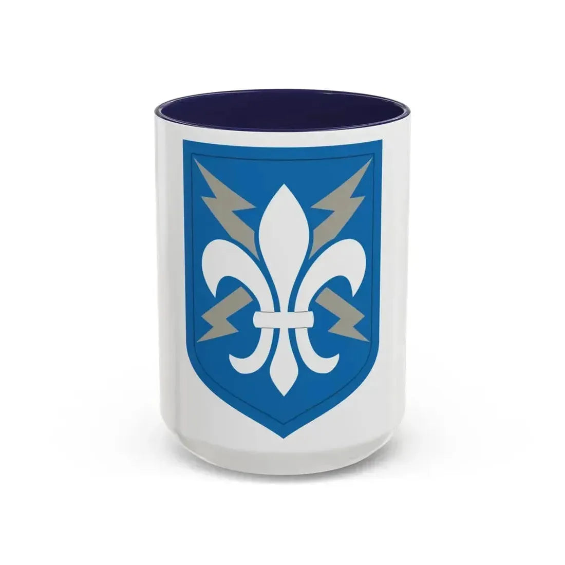 205 Military Intelligence Brigade (U.S. Army) Accent Coffee Mug 15oz Navy - Go Mug Yourself