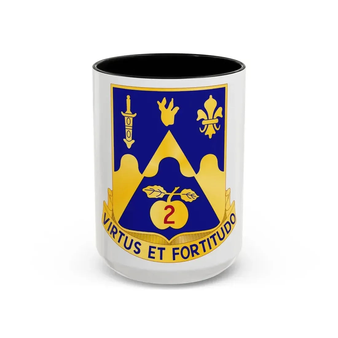 205th Armor Regiment (U.S. Army) Accent Coffee Mug 15oz Black - Go Mug Yourself