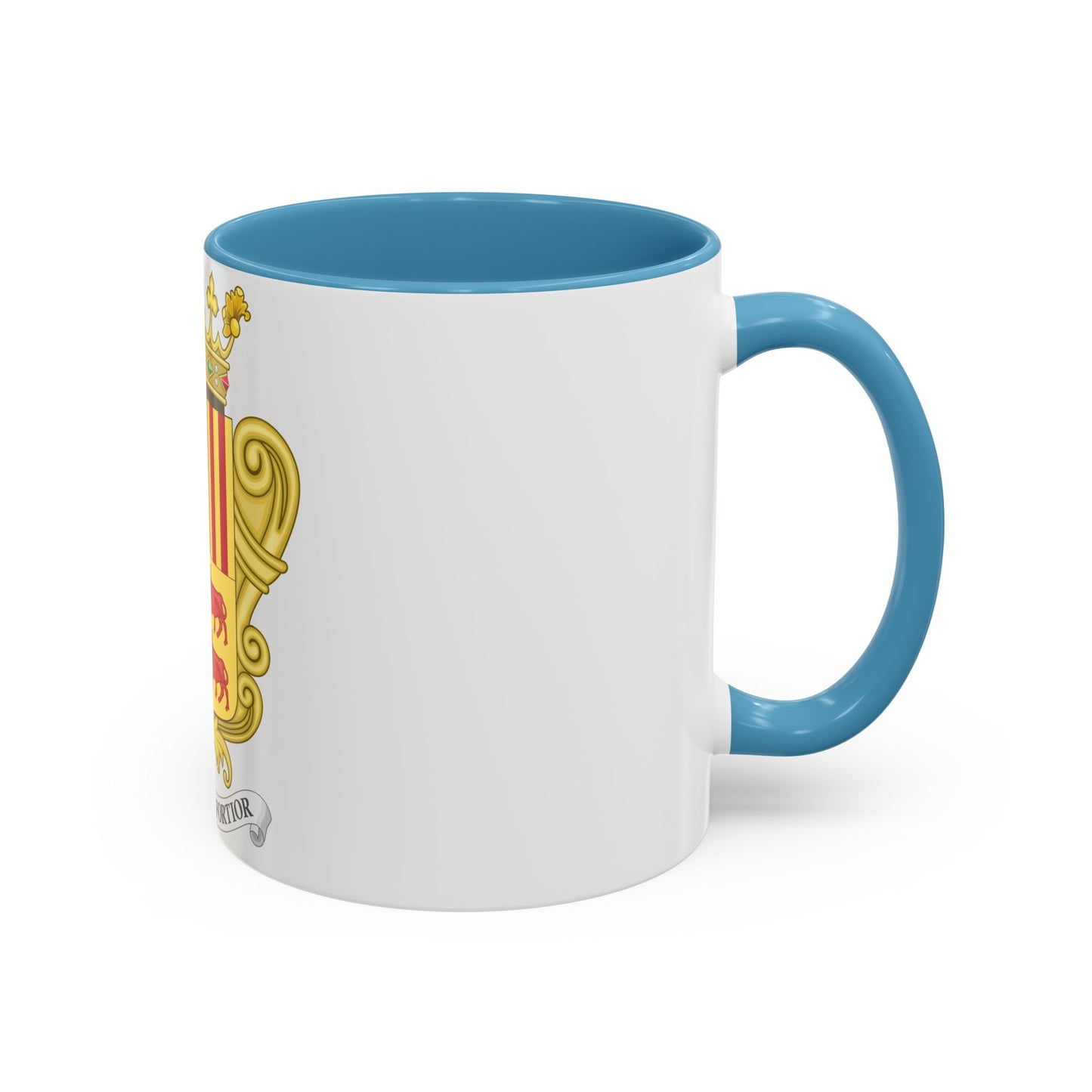 Historical Coat of Arms of French Prince of Andorra - Accent Coffee Mug