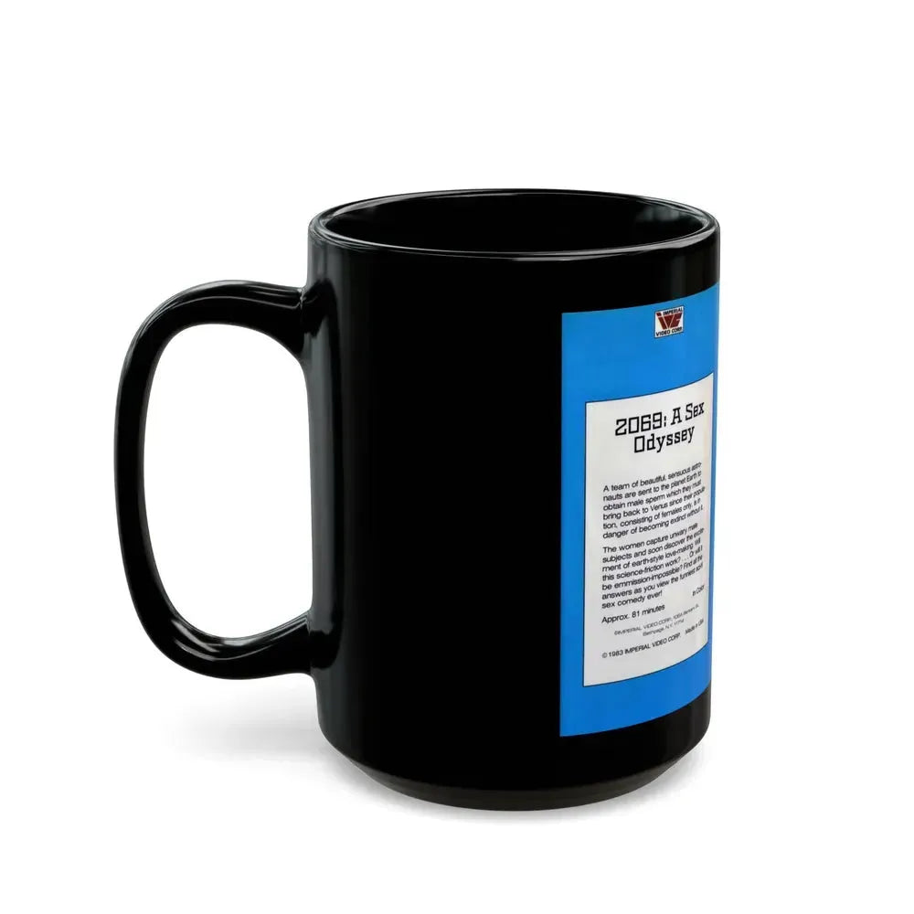 2069 A SEX ODYSSEY (VHS COVER) - Black Coffee Mug - Go Mug Yourself