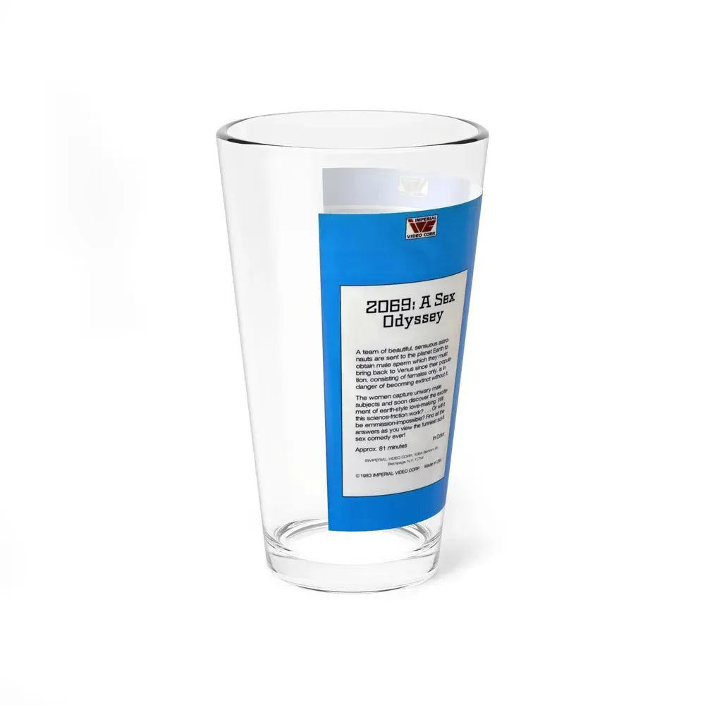 2069 A SEX ODYSSEY (VHS COVER) Pint Glass 16oz - Go Mug Yourself