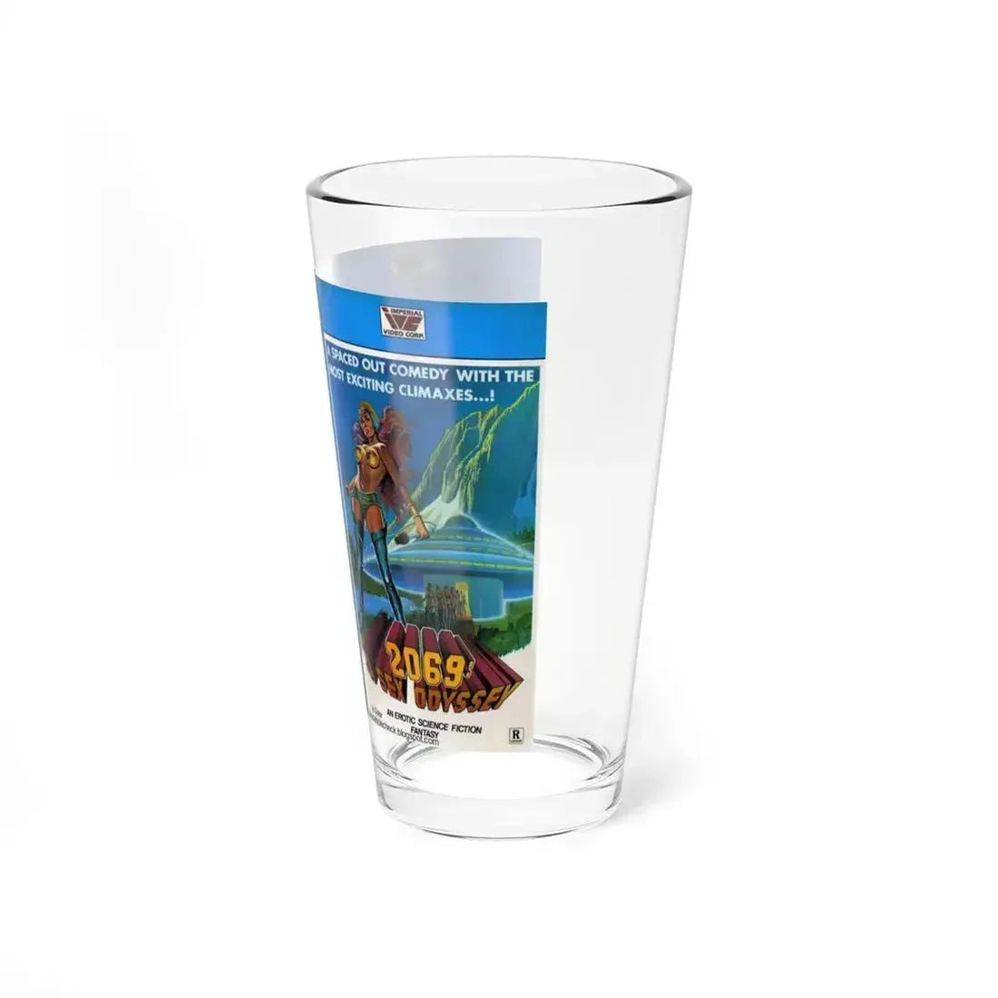 2069 A SEX ODYSSEY (VHS COVER) Pint Glass 16oz - Go Mug Yourself