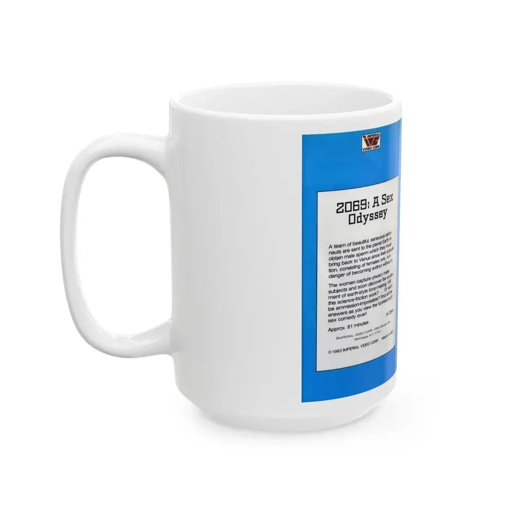 2069 A SEX ODYSSEY (VHS COVER) - White Coffee Mug - Go Mug Yourself