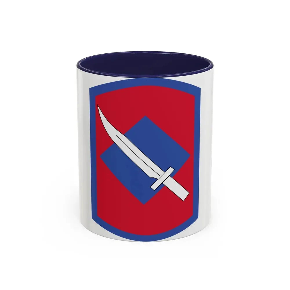 206th Field Artillery Regiment (U.S. Army) Accent Coffee Mug 11oz Navy - Go Mug Yourself