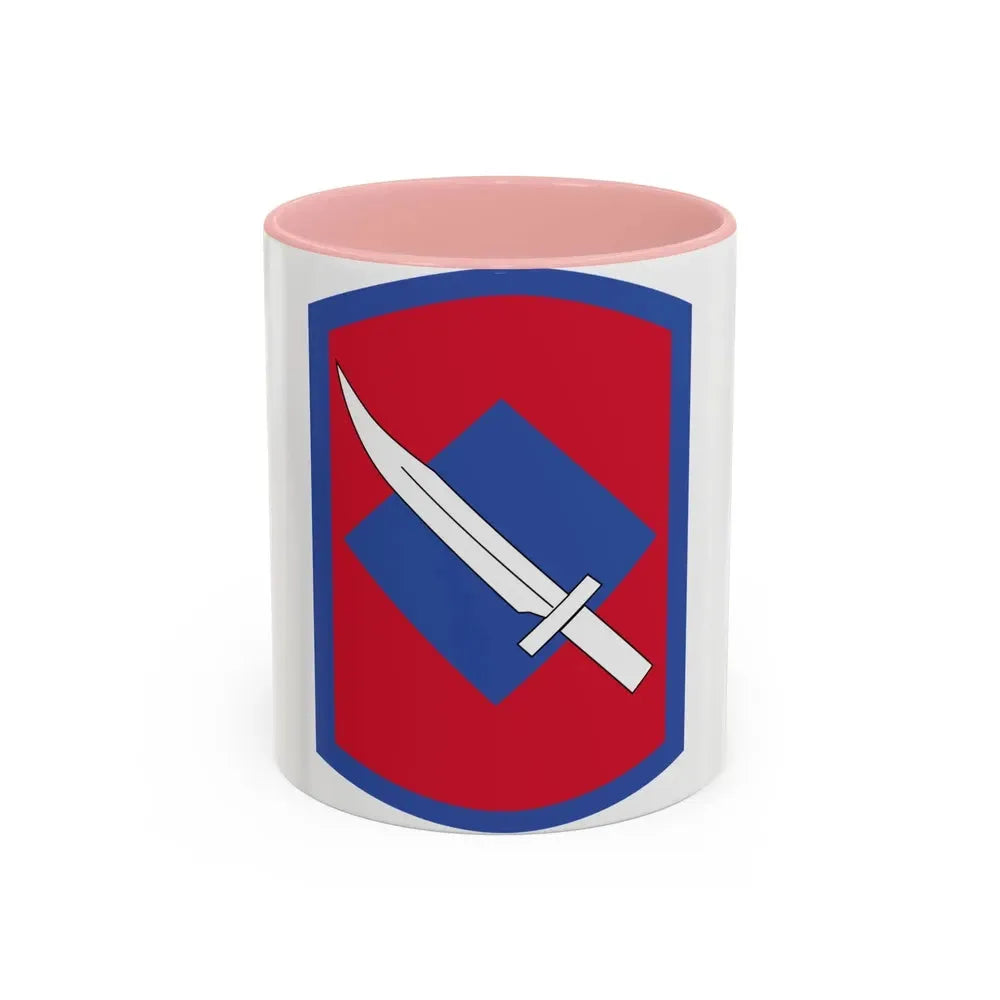 206th Field Artillery Regiment (U.S. Army) Accent Coffee Mug 11oz Pink - Go Mug Yourself