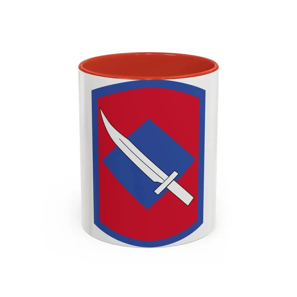 206th Field Artillery Regiment (U.S. Army) Accent Coffee Mug 11oz Red - Go Mug Yourself