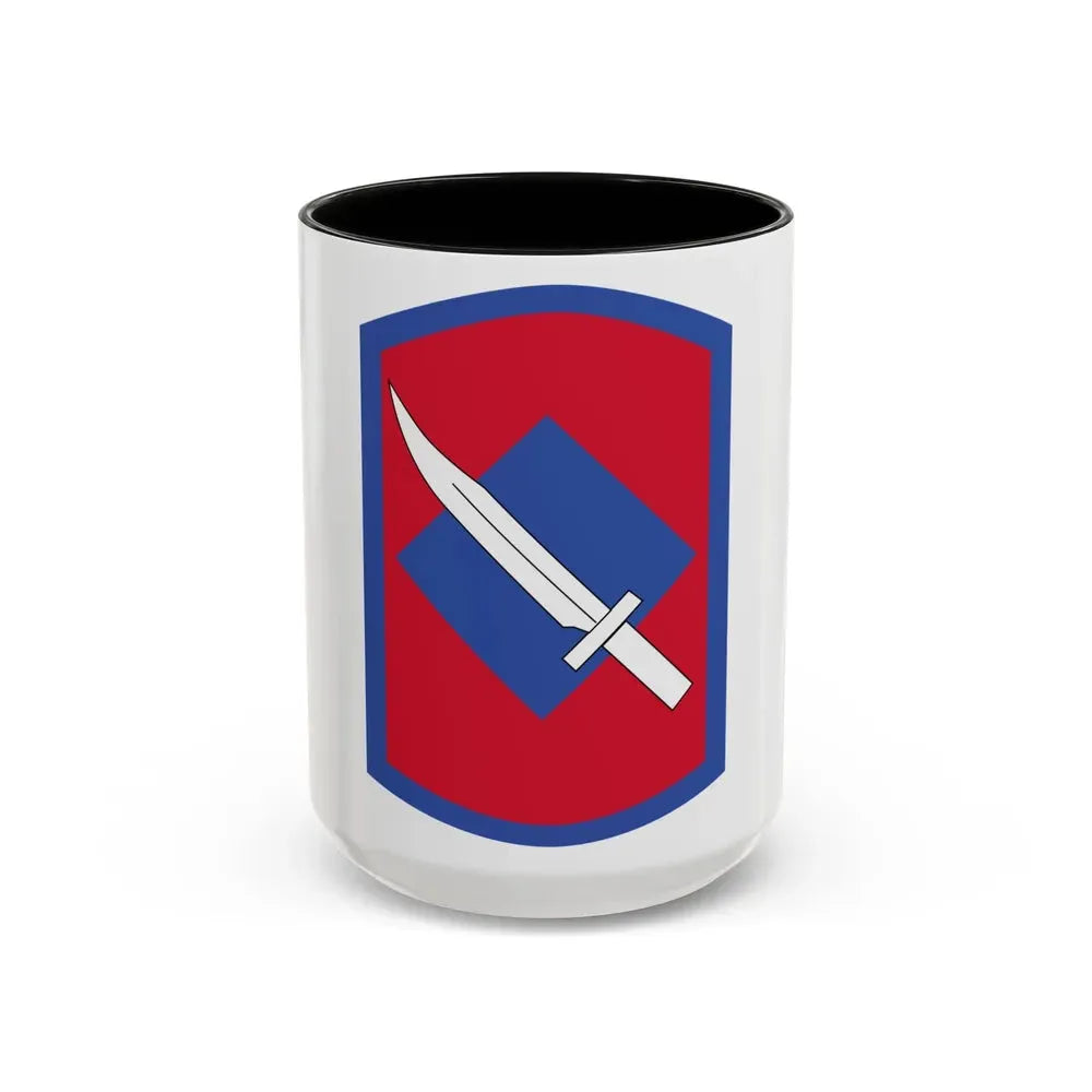 206th Field Artillery Regiment (U.S. Army) Accent Coffee Mug 15oz Black - Go Mug Yourself