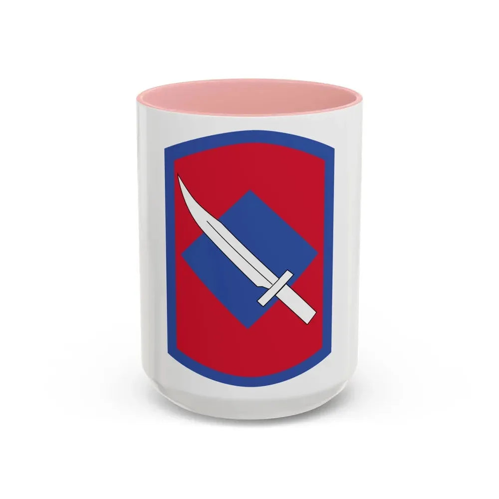 206th Field Artillery Regiment (U.S. Army) Accent Coffee Mug 15oz Pink - Go Mug Yourself