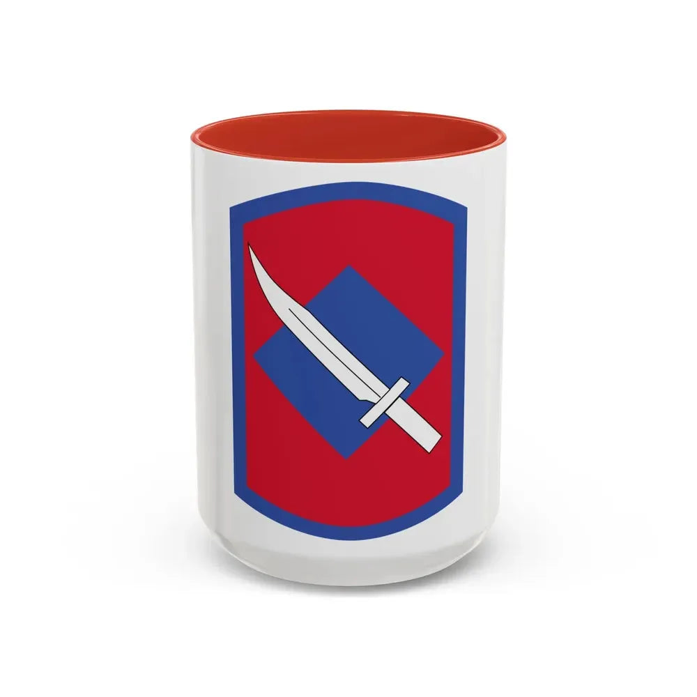 206th Field Artillery Regiment (U.S. Army) Accent Coffee Mug 15oz Red - Go Mug Yourself