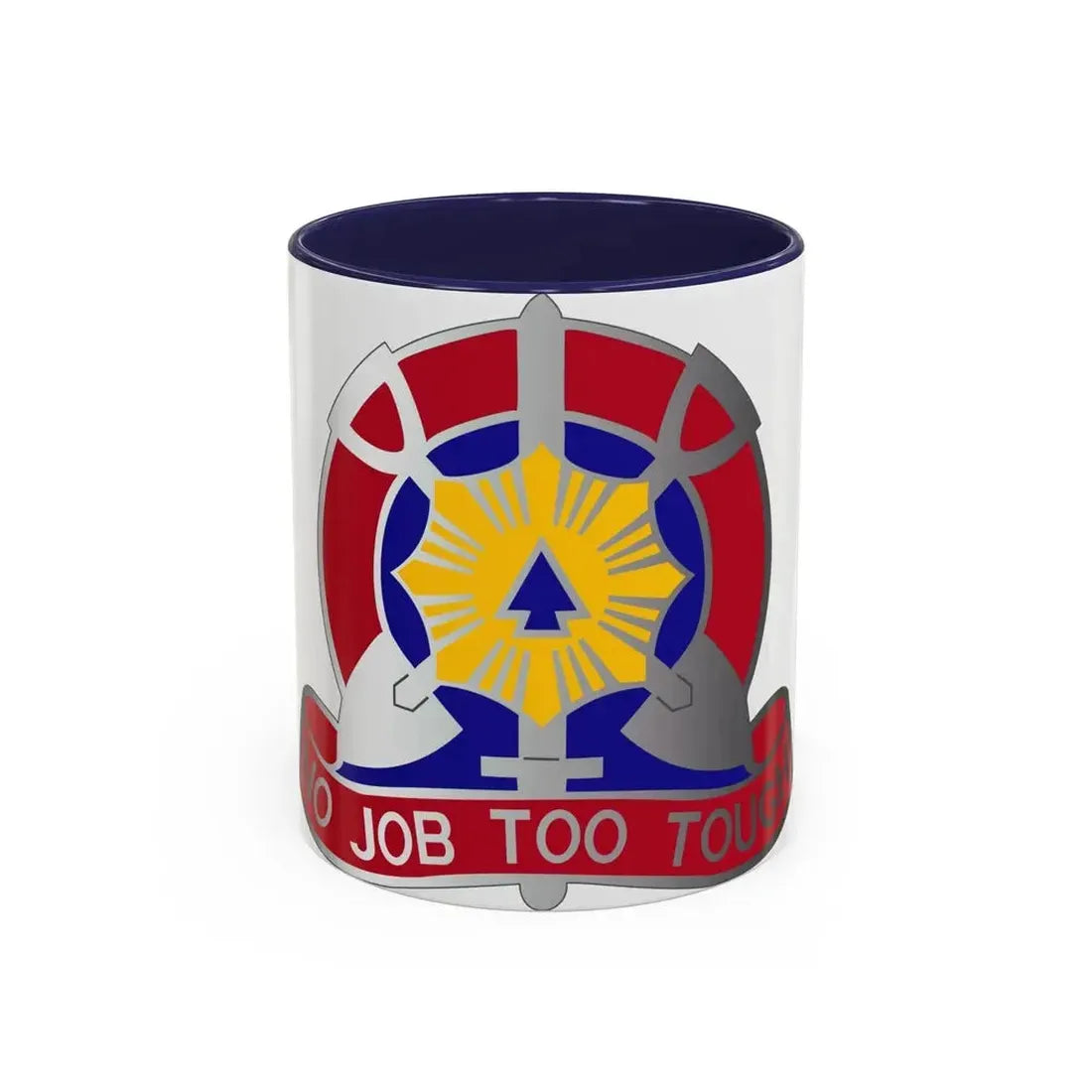 207 Engineer Battalion (U.S. Army) Accent Coffee Mug 11oz Navy - Go Mug Yourself
