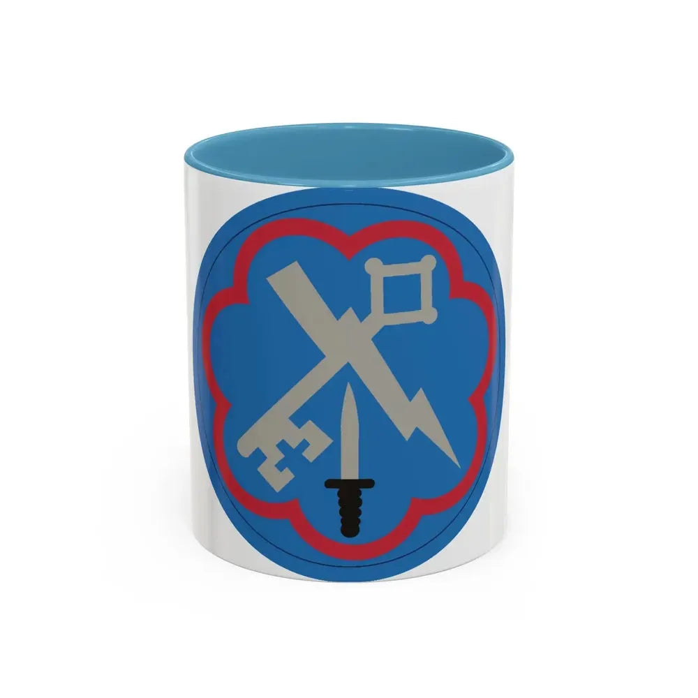 207th Military Intelligence Brigade (U.S. Army) Accent Coffee Mug 11oz Light Blue - Go Mug Yourself