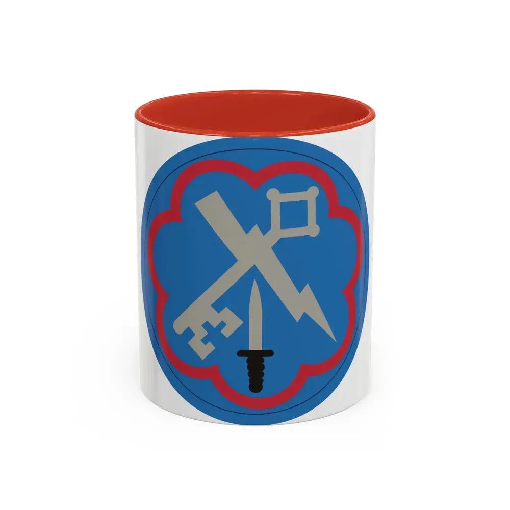 207th Military Intelligence Brigade (U.S. Army) Accent Coffee Mug 11oz Red - Go Mug Yourself