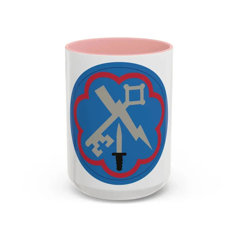207th Military Intelligence Brigade (U.S. Army) Accent Coffee Mug 15oz Pink - Go Mug Yourself
