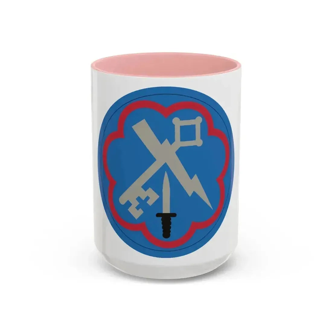 207th Military Intelligence Brigade (U.S. Army) Accent Coffee Mug 15oz Pink - Go Mug Yourself