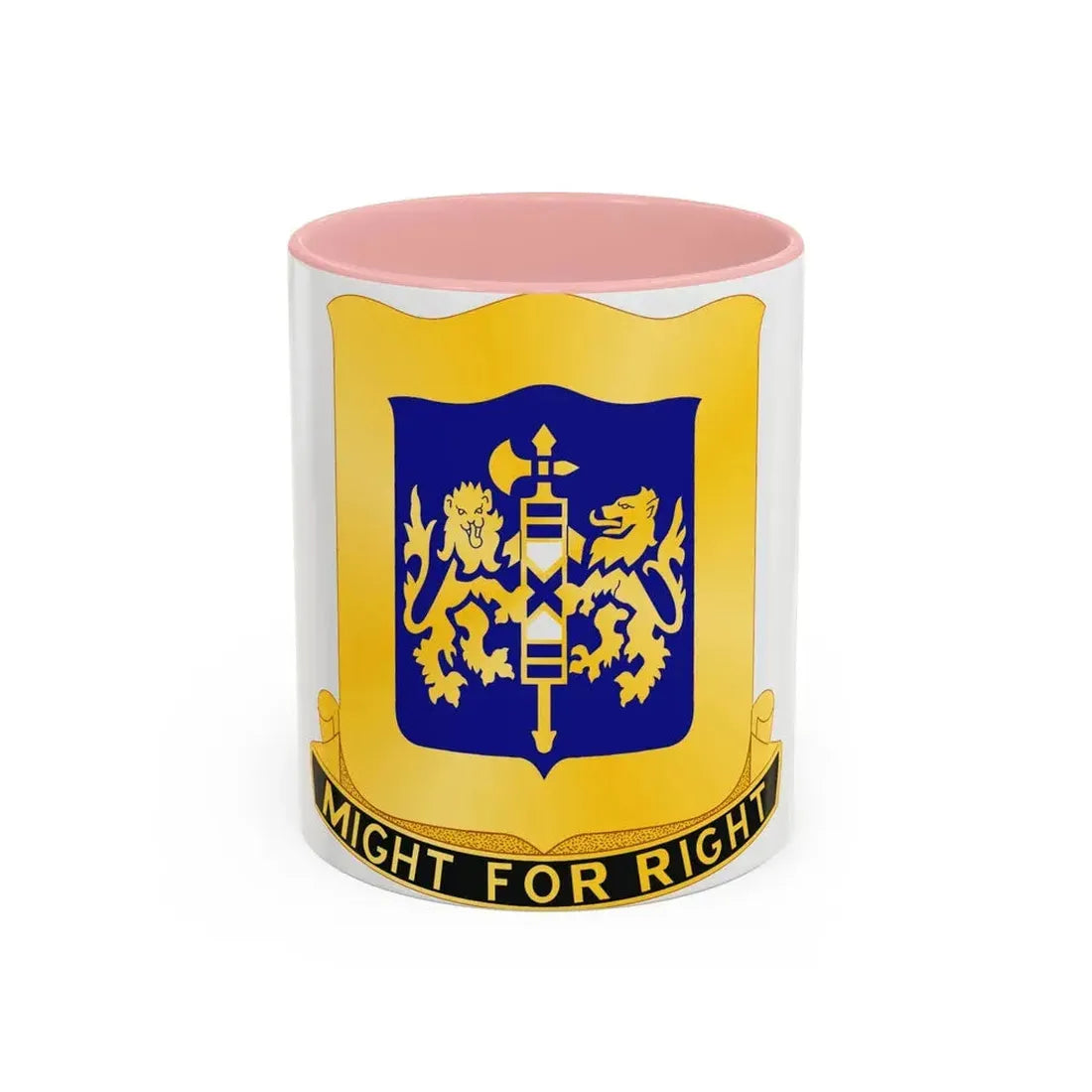208 Armor Regiment (U.S. Army) Accent Coffee Mug 11oz Pink - Go Mug Yourself