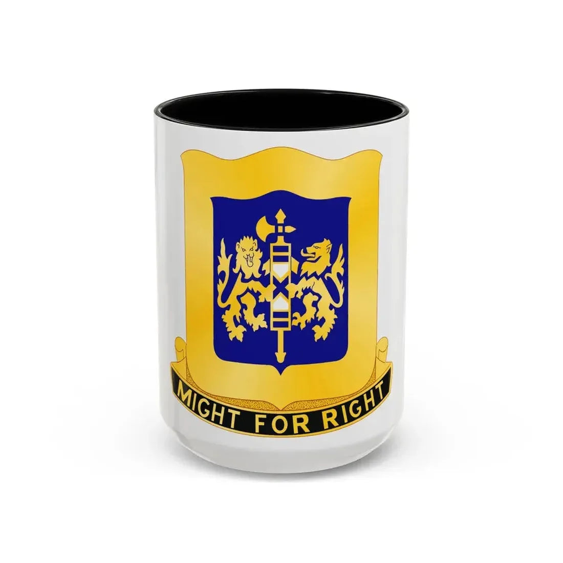 208 Armor Regiment (U.S. Army) Accent Coffee Mug 15oz Black - Go Mug Yourself