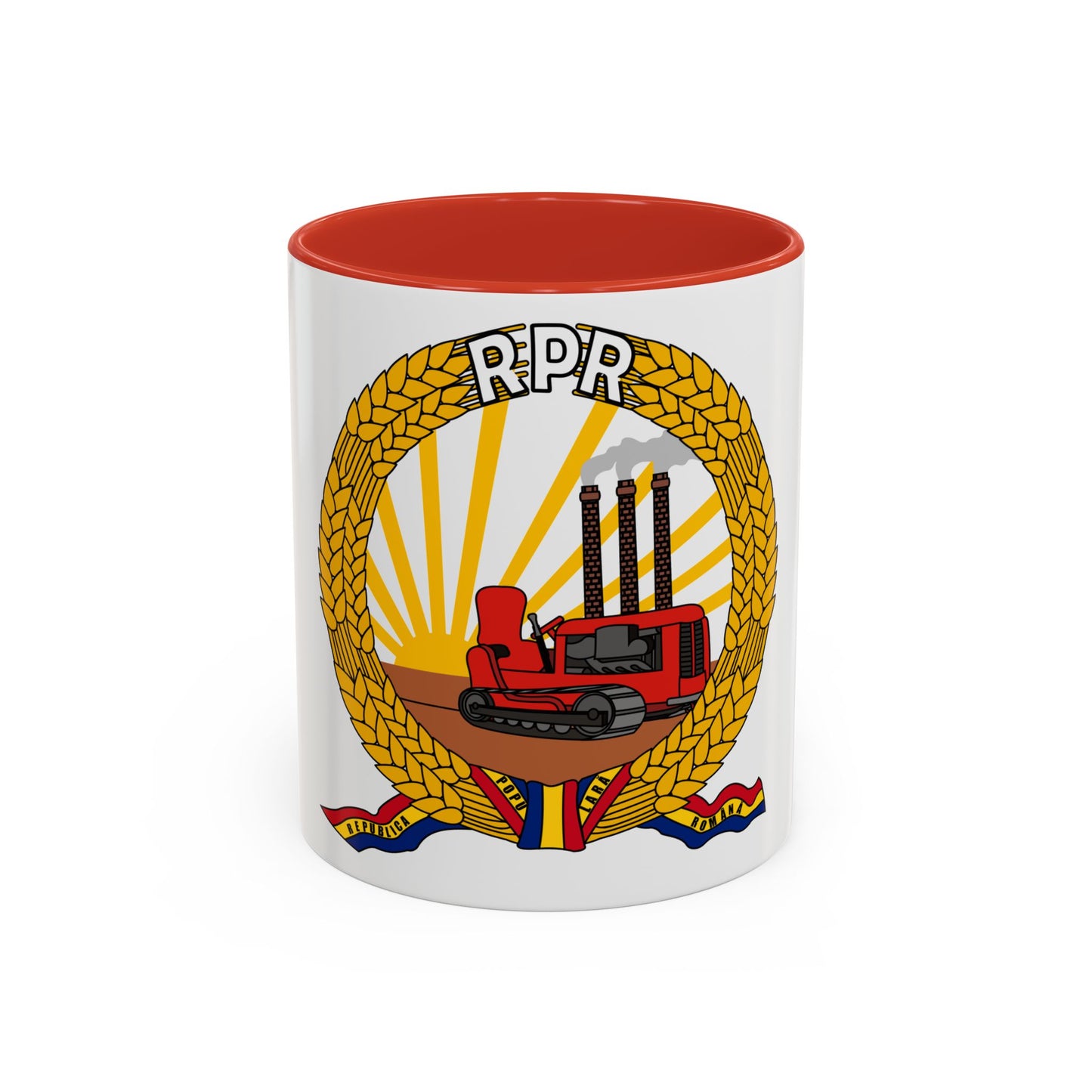 Coat of arms of Romania (January-March 1948) - Accent Coffee Mug
