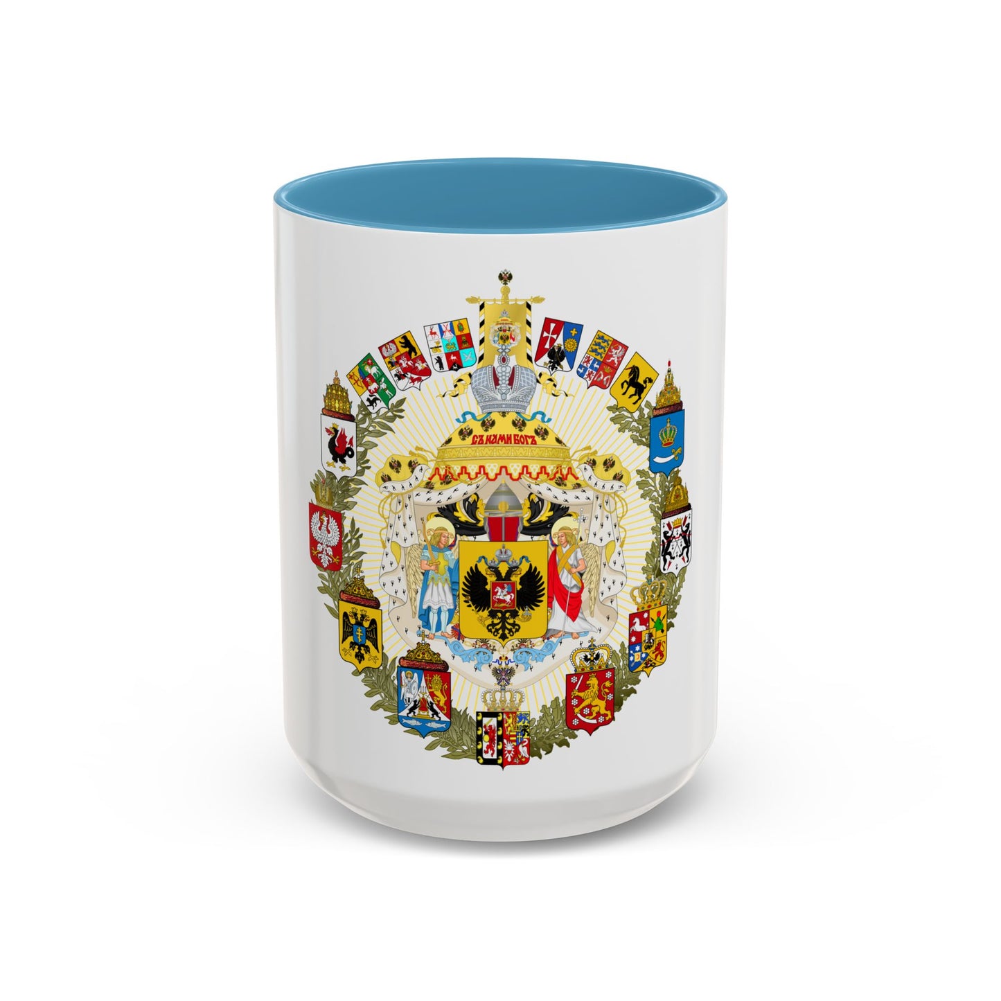 Greater Coat of Arms of the Russian Empire - Accent Coffee Mug