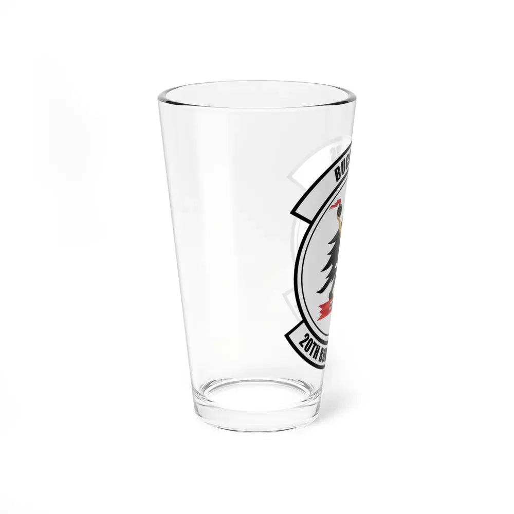 20th Bomb Squadron Emblem (U.S. Air Force) Pint Glass 16oz - Go Mug Yourself