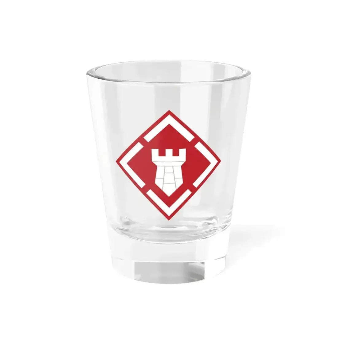 20th Engineer Brigade (U.S. Army) Shot Glass 1.5oz 1.5oz - Go Mug Yourself