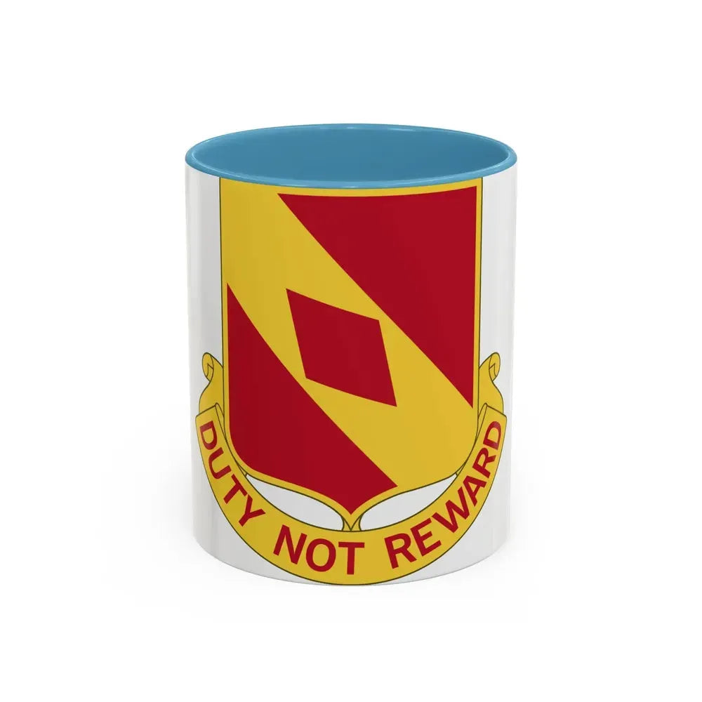 20th Field Artillery Regiment (U.S. Army) Accent Coffee Mug 11oz Light Blue - Go Mug Yourself