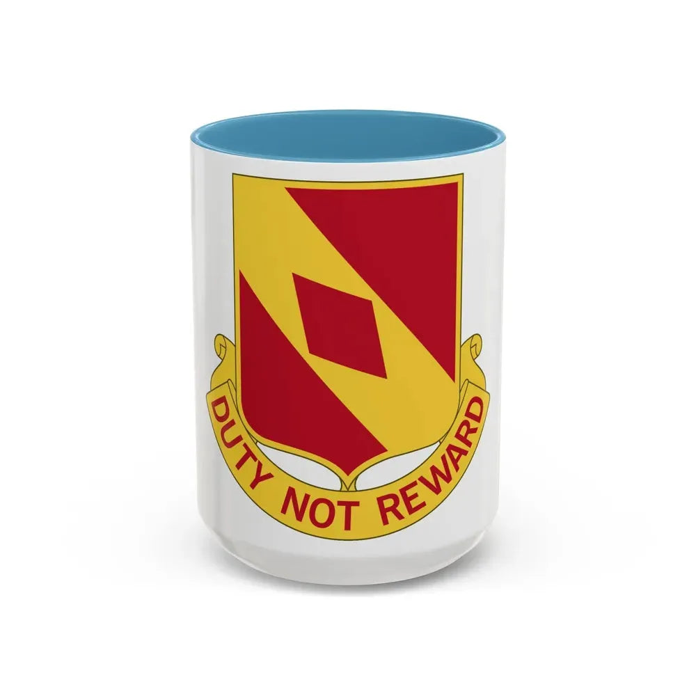 20th Field Artillery Regiment (U.S. Army) Accent Coffee Mug 15oz Light Blue - Go Mug Yourself