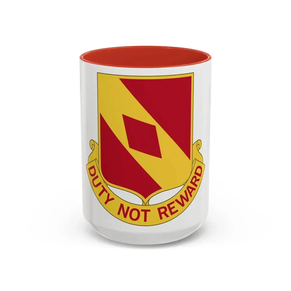 20th Field Artillery Regiment (U.S. Army) Accent Coffee Mug 15oz Red - Go Mug Yourself