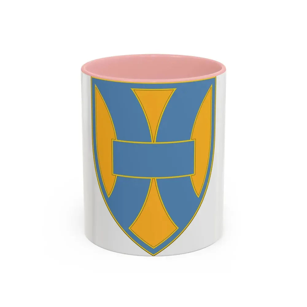 21 Sustainment Command (U.S. Army) Accent Coffee Mug 11oz Pink - Go Mug Yourself